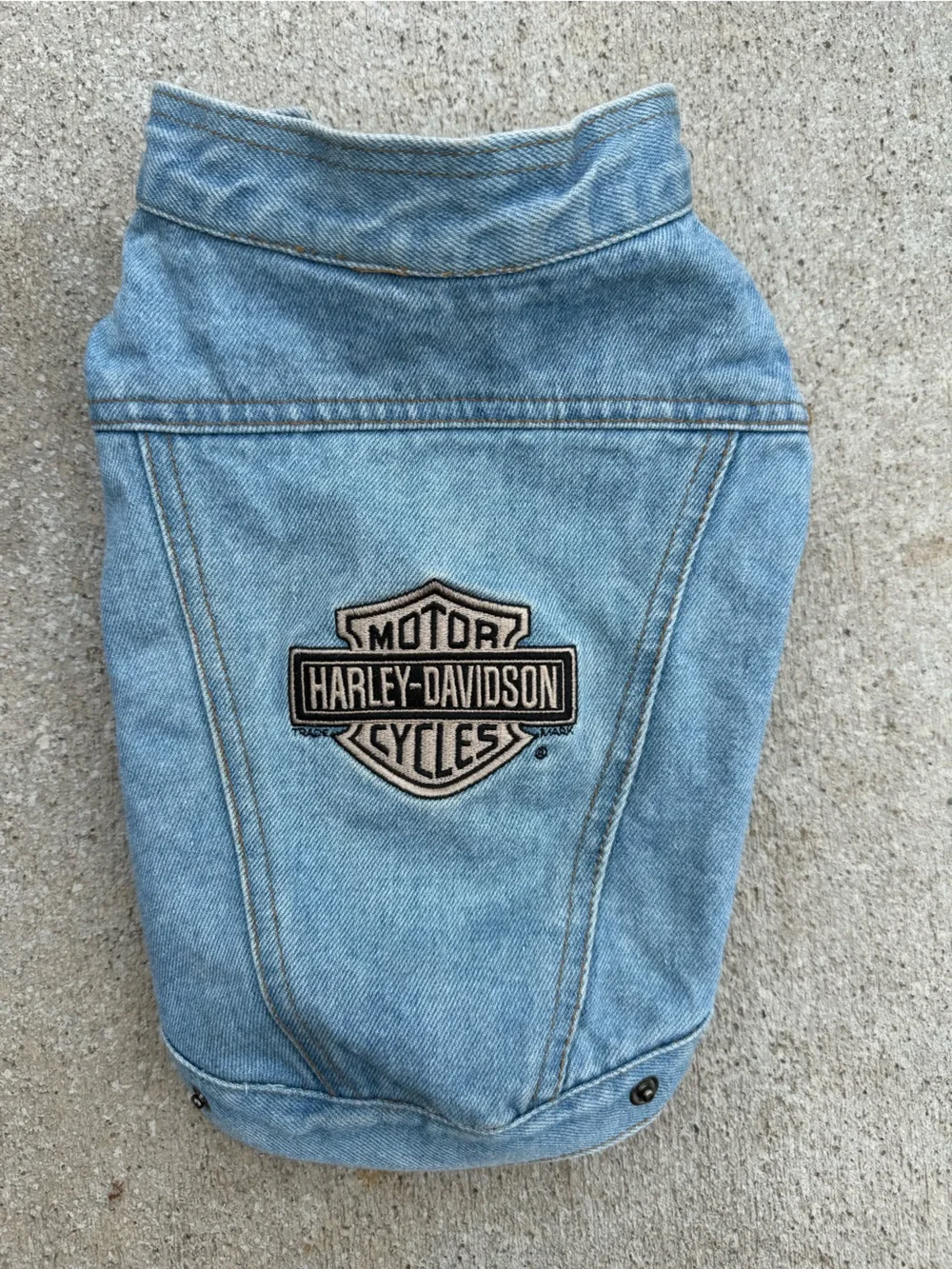 Harley-Davidson Denim Dog Vest